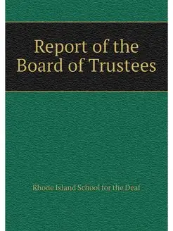 Report of the Board of Trustees