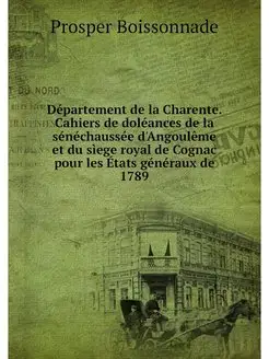 Departement de la Charente. Cahiers d