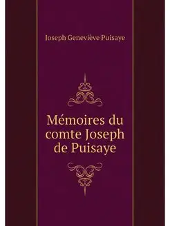 Memoires du comte Joseph de Puisaye