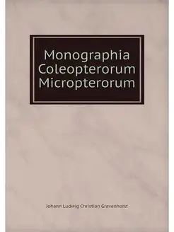 Monographia Coleopterorum Micropterorum