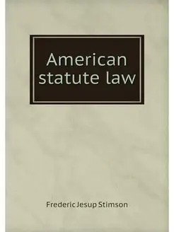 American statute law