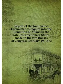 Report of the Joint Select Committee