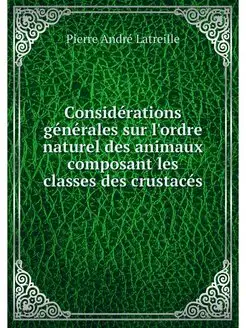 Considerations generales sur l'ordre