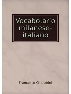 Vocabolario milanese-italiano