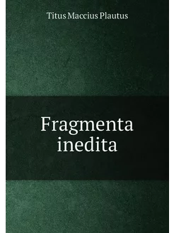 Fragmenta inedita