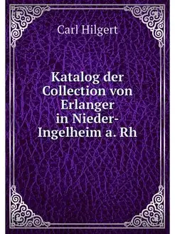 Katalog der Collection von Erlanger i