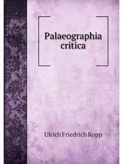 Palaeographia critica