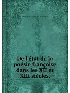 De l'etat de la poesie francoise dans