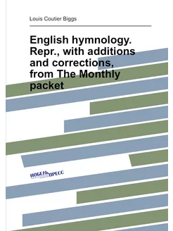 English hymnology. Repr, with additions and correct