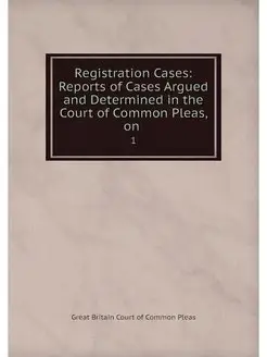 Registration Cases Reports of Cases