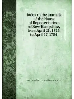 Index to the journals of the House of