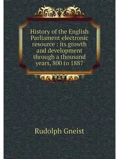 History of the English Parliament ele