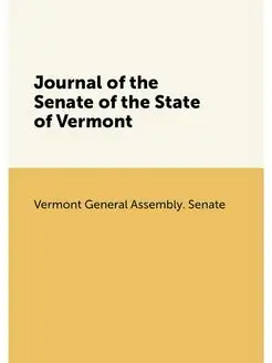 Journal of the Senate of the State of Vermont