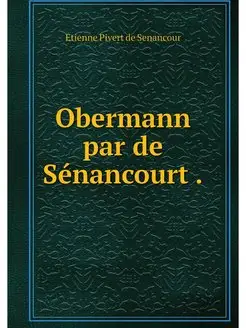 Obermann par de Senancourt