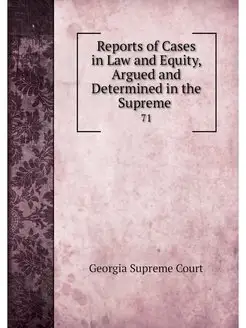 Reports of Cases in Law and Equity, A