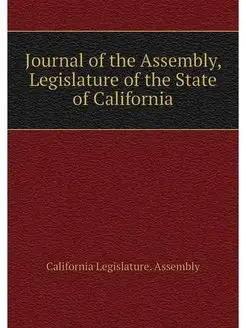 Journal of the Assembly, Legislature