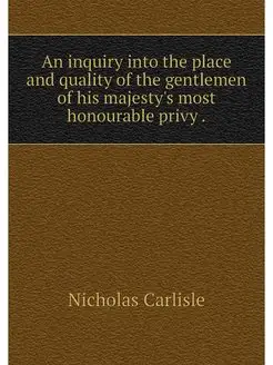 An inquiry into the place and quality