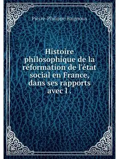 Histoire philosophique de la reformat