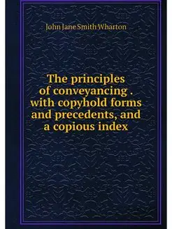 The principles of conveyancing . with