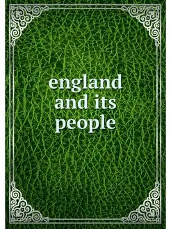 england and its people