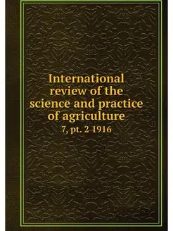 International review of the science a