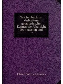 Taschenbuch zur Verbreitung geographi