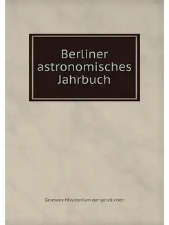 Berliner astronomisches Jahrbuch