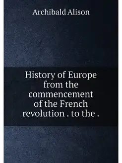 History of Europe from the commenceme