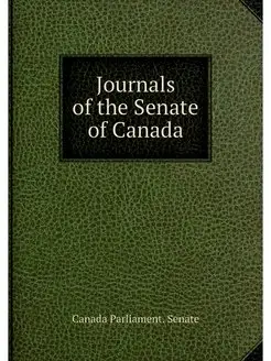 Journals of the Senate of Canada