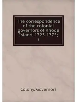 The correspondence of the colonial go