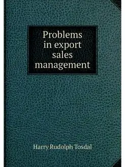 Problems in export sales management