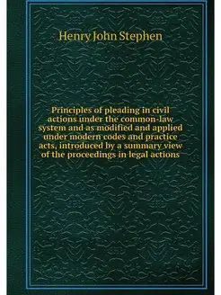 Principles of pleading in civil actio