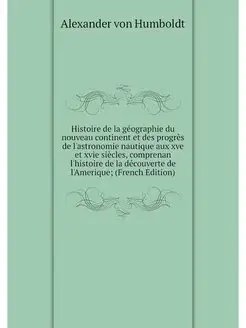 Histoire de la geographie du nouveau