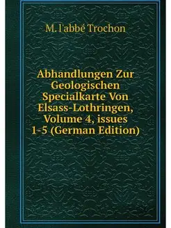 Abhandlungen Zur Geologischen Special