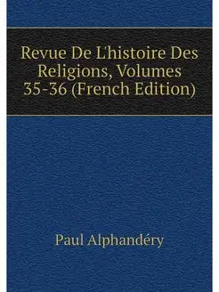 Revue De L'histoire Des Religions, Vo