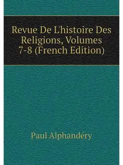 Revue De L'histoire Des Religions, Vo