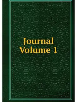 Journal Volume 1