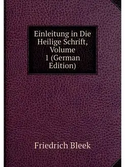 Einleitung in Die Heilige Schrift, Vo