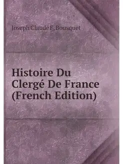 Histoire Du Clerge De France (French