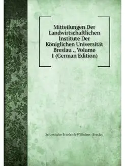 Mitteilungen Der Landwirtschaftlichen