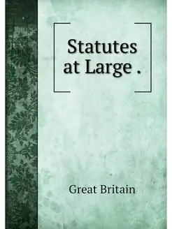 Statutes at Large