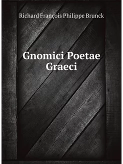 Gnomici Poetae Graeci