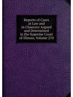 Reports of Cases at Law and in Chance