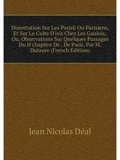 Dissertation Sur Les Parisii Ou Paris