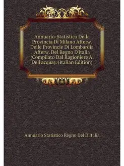 Annuario-Statistico Della Provincia D