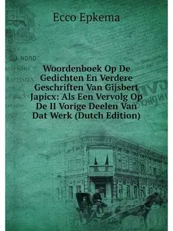 Woordenboek Op De Gedichten En Verder