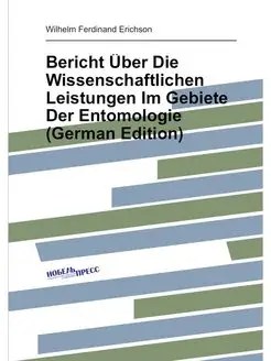 Bericht Uber Die Wissenschaftlichen L