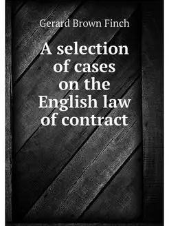 A selection of cases on the English l