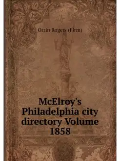 McElroy's Philadelphia city directory