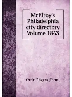 McElroy's Philadelphia city directory